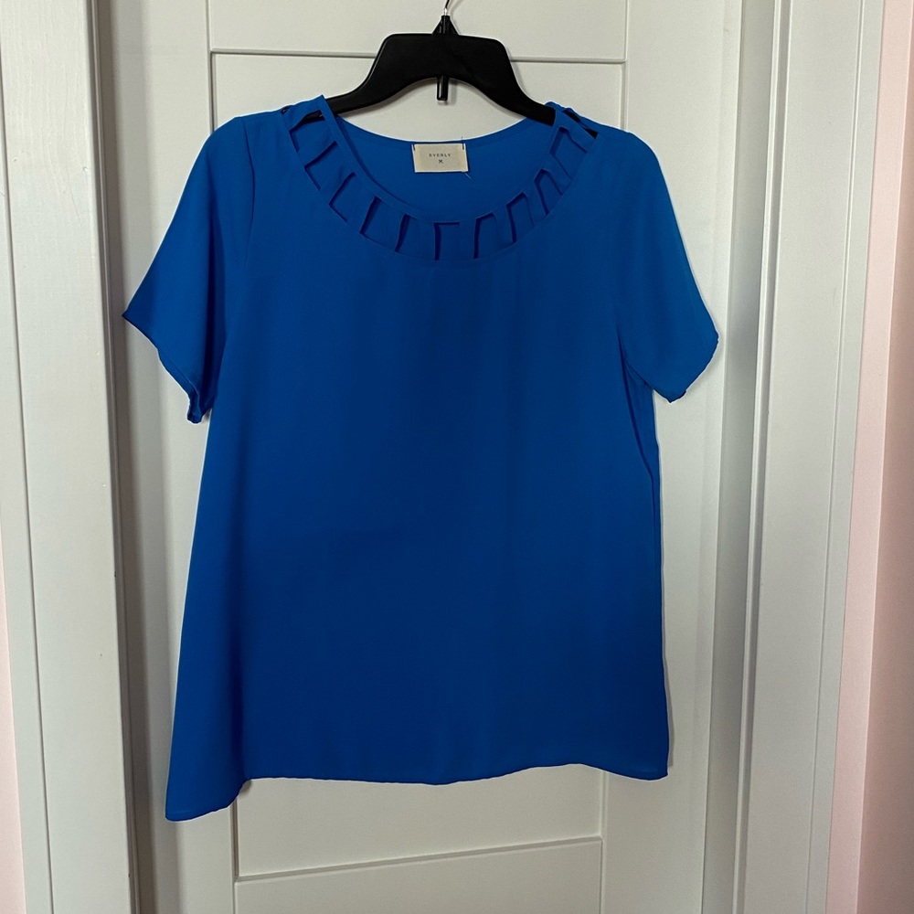 Blue Everly Blouse